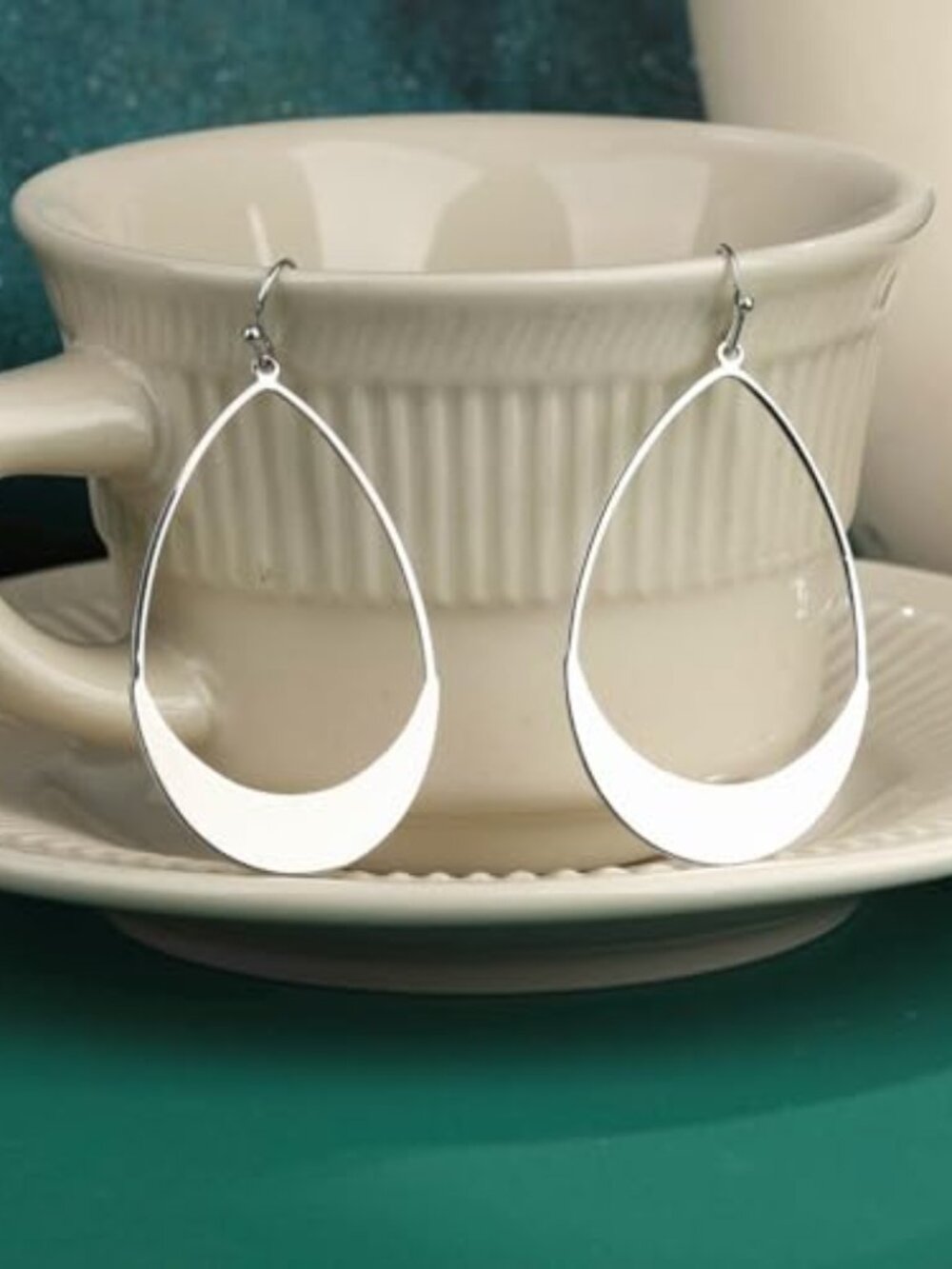 New‎ - Pair Copper Dangle Fashion Lightweight Gold Plated Silver Plated Two Tone